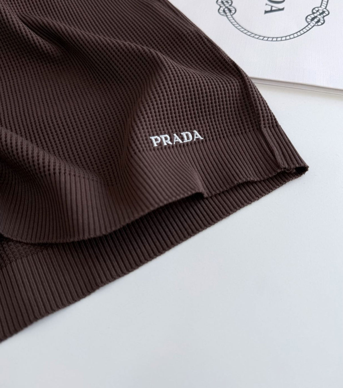 Fine-Knitted Polo T-shirt