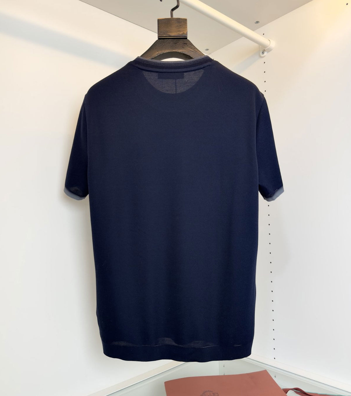 Men Fine-Knitted T-shirt