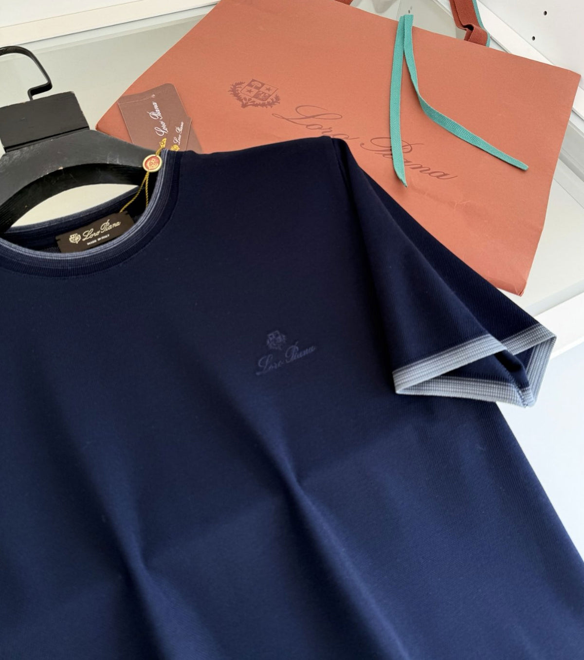 Men Fine-Knitted T-shirt