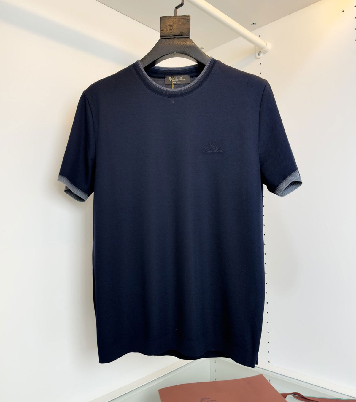 Men Fine-Knitted T-shirt