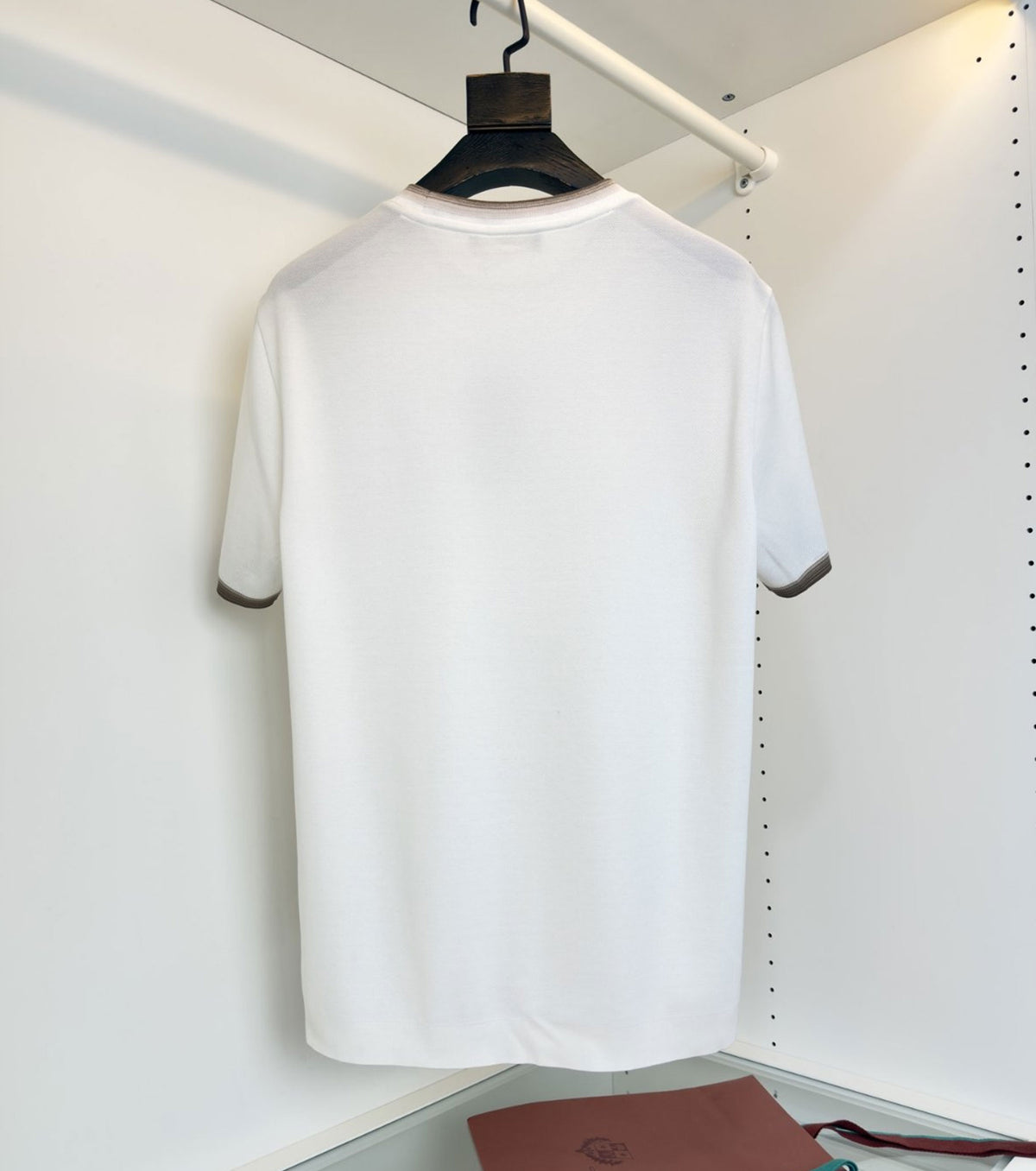 Men Fine-Knitted T-shirt