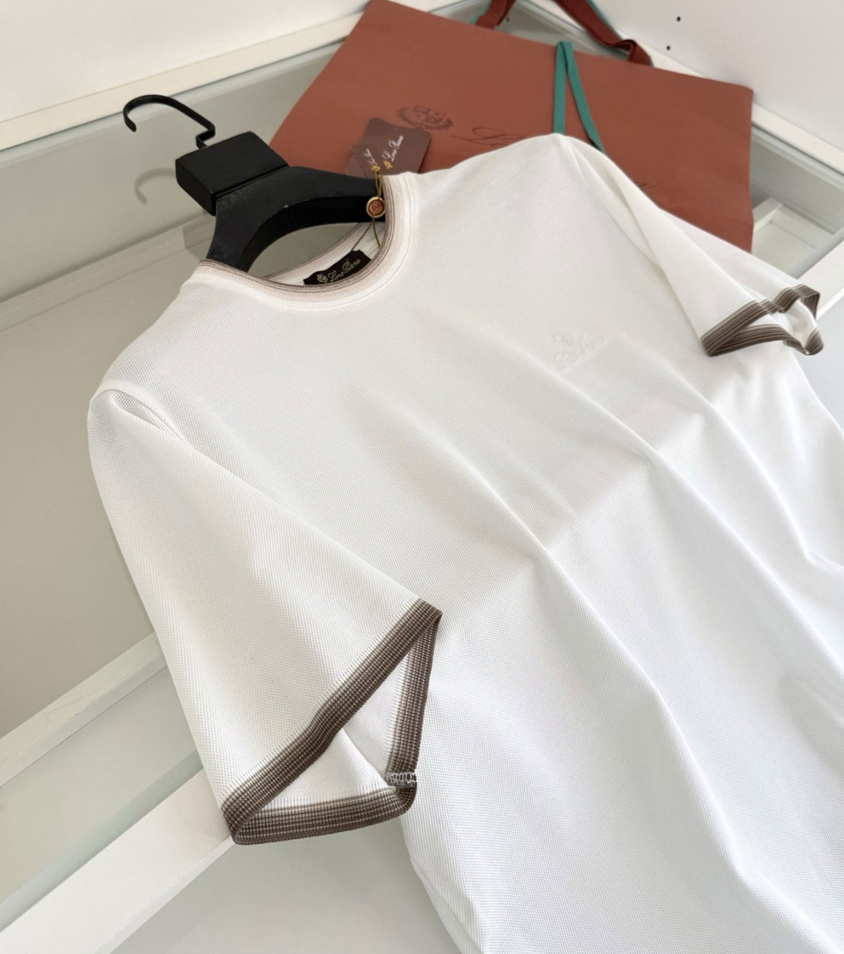 Men Fine-Knitted T-shirt