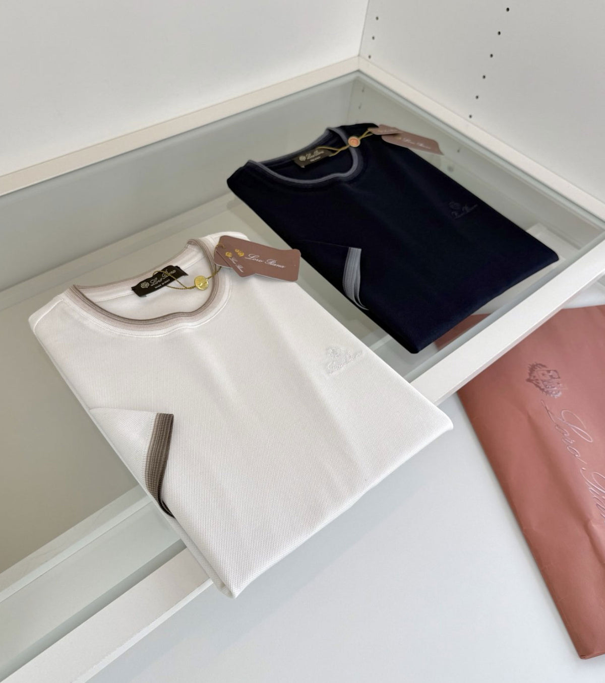 Men Fine-Knitted T-shirt