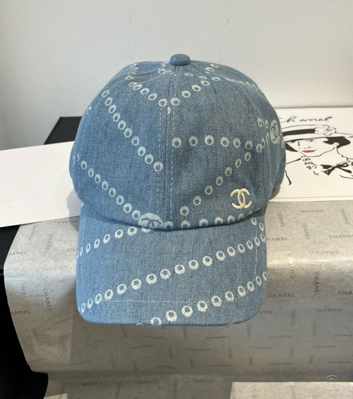 Дънкова бейзболна шапка