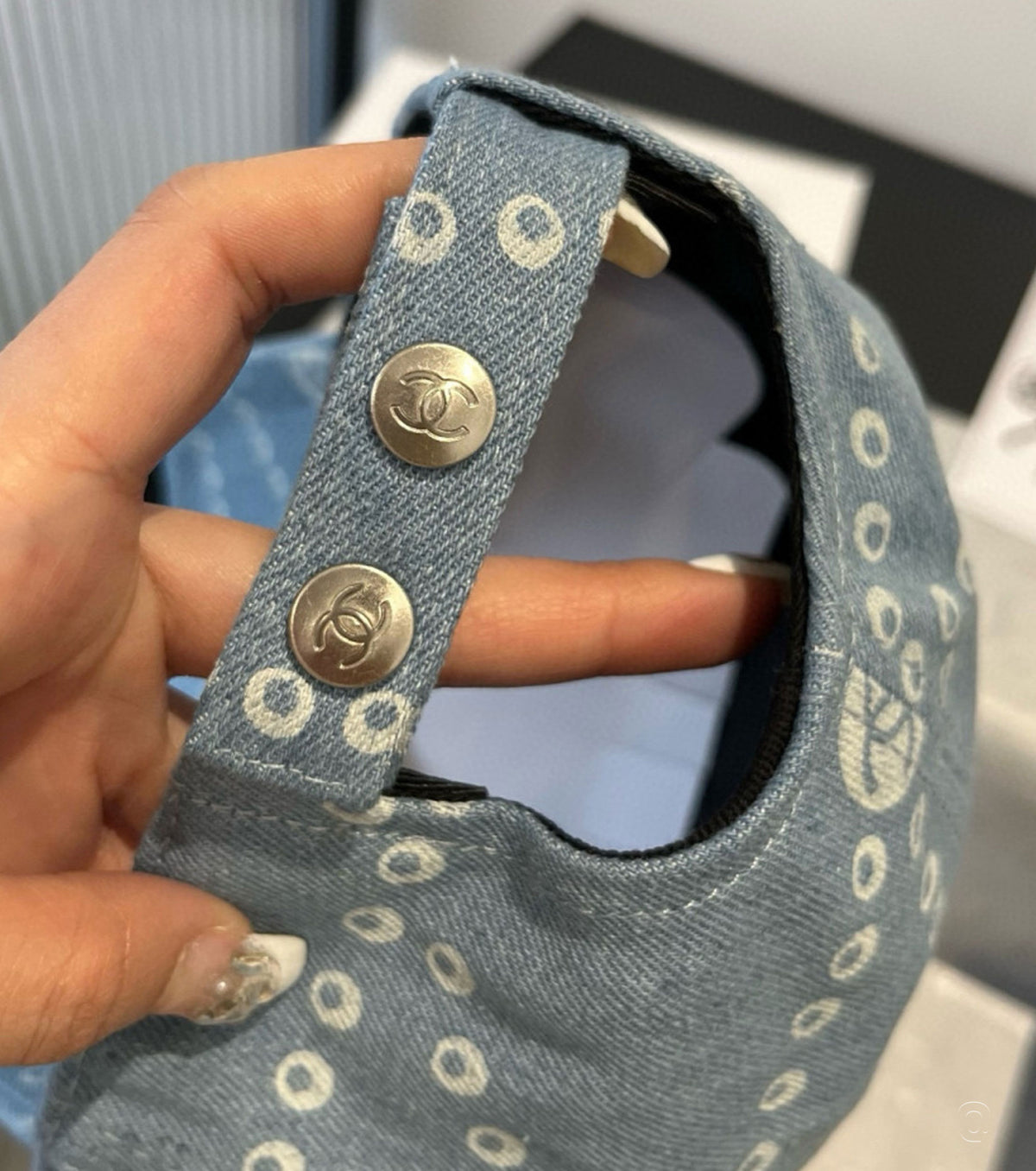 Дънкова бейзболна шапка