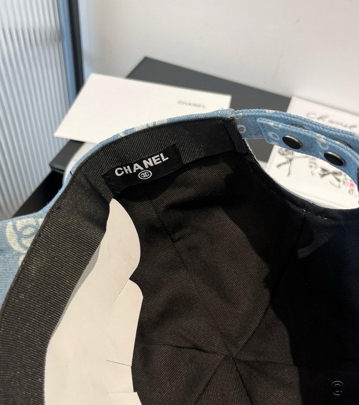 Дънкова бейзболна шапка