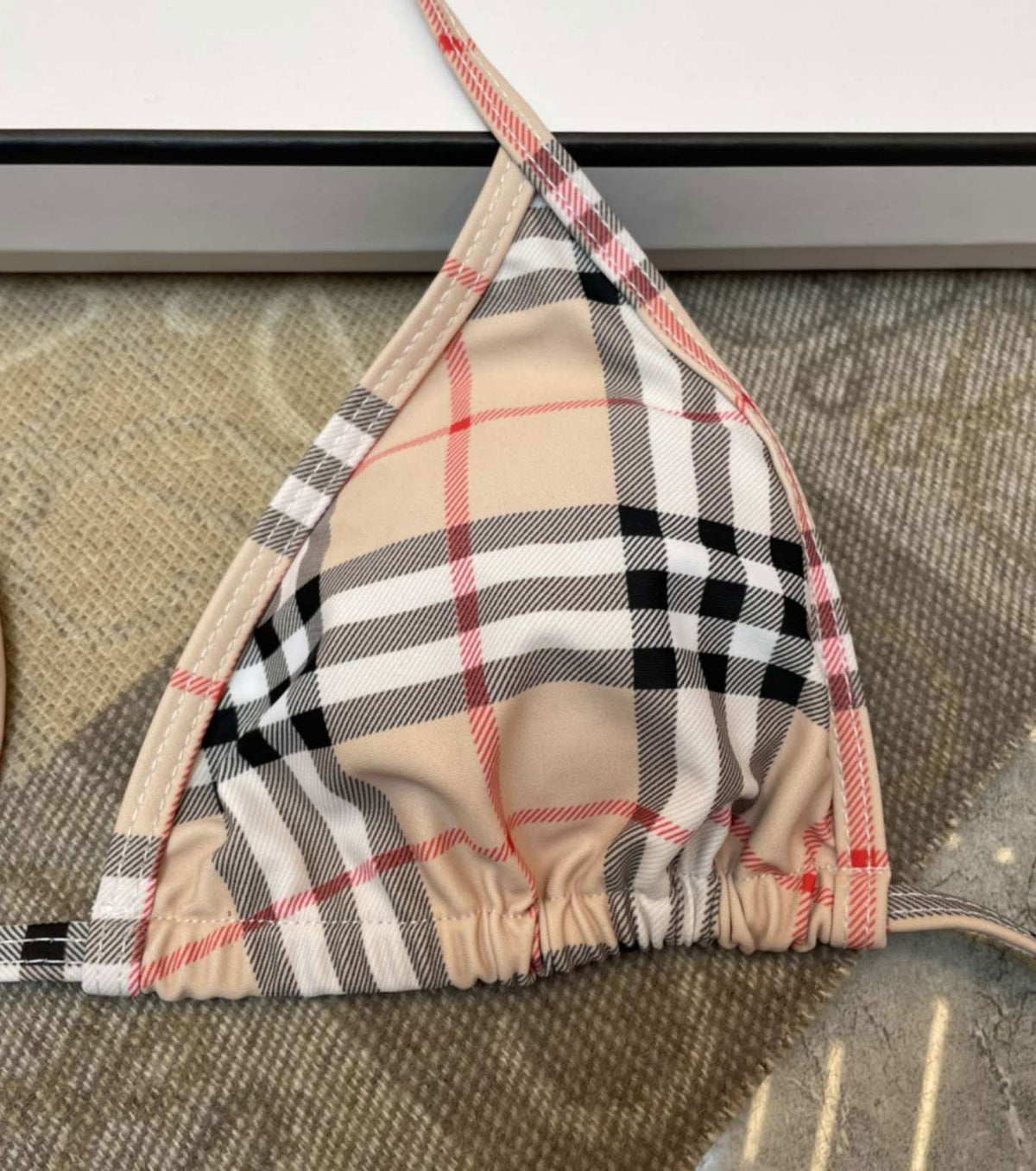 Two-piece Check Bikini