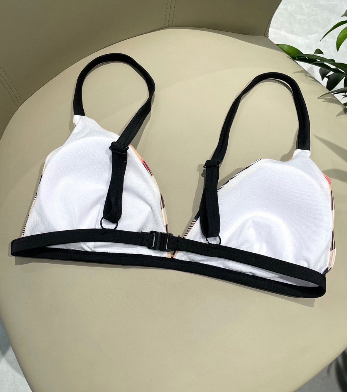 Two-piece Check Bikini