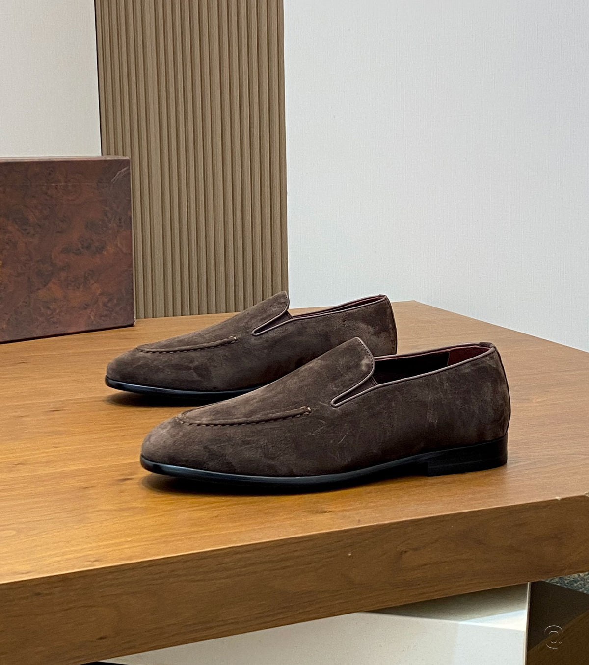 Suede loafer