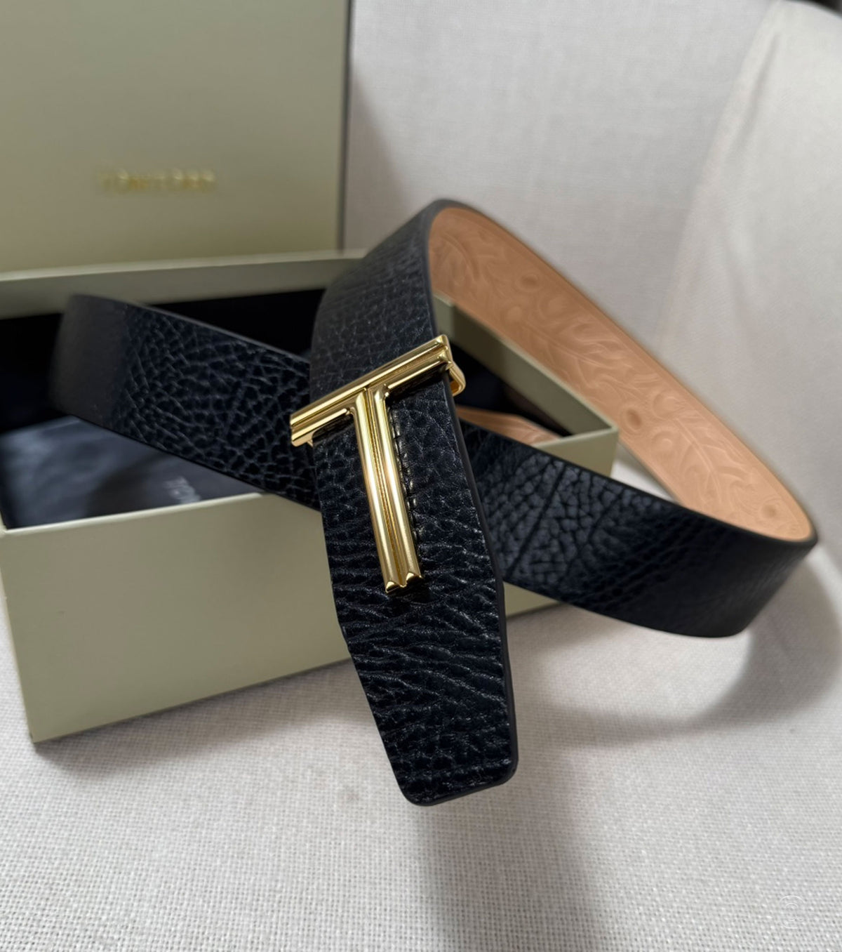 Leather belt 38 mm