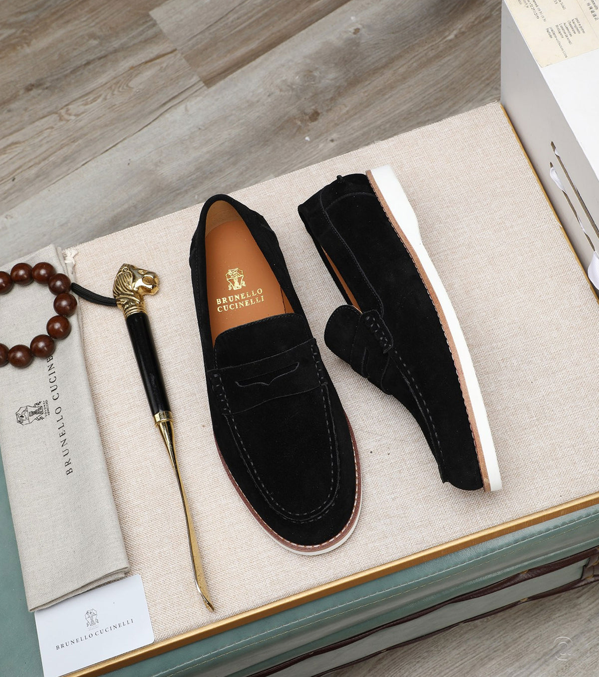 Suede Loafer