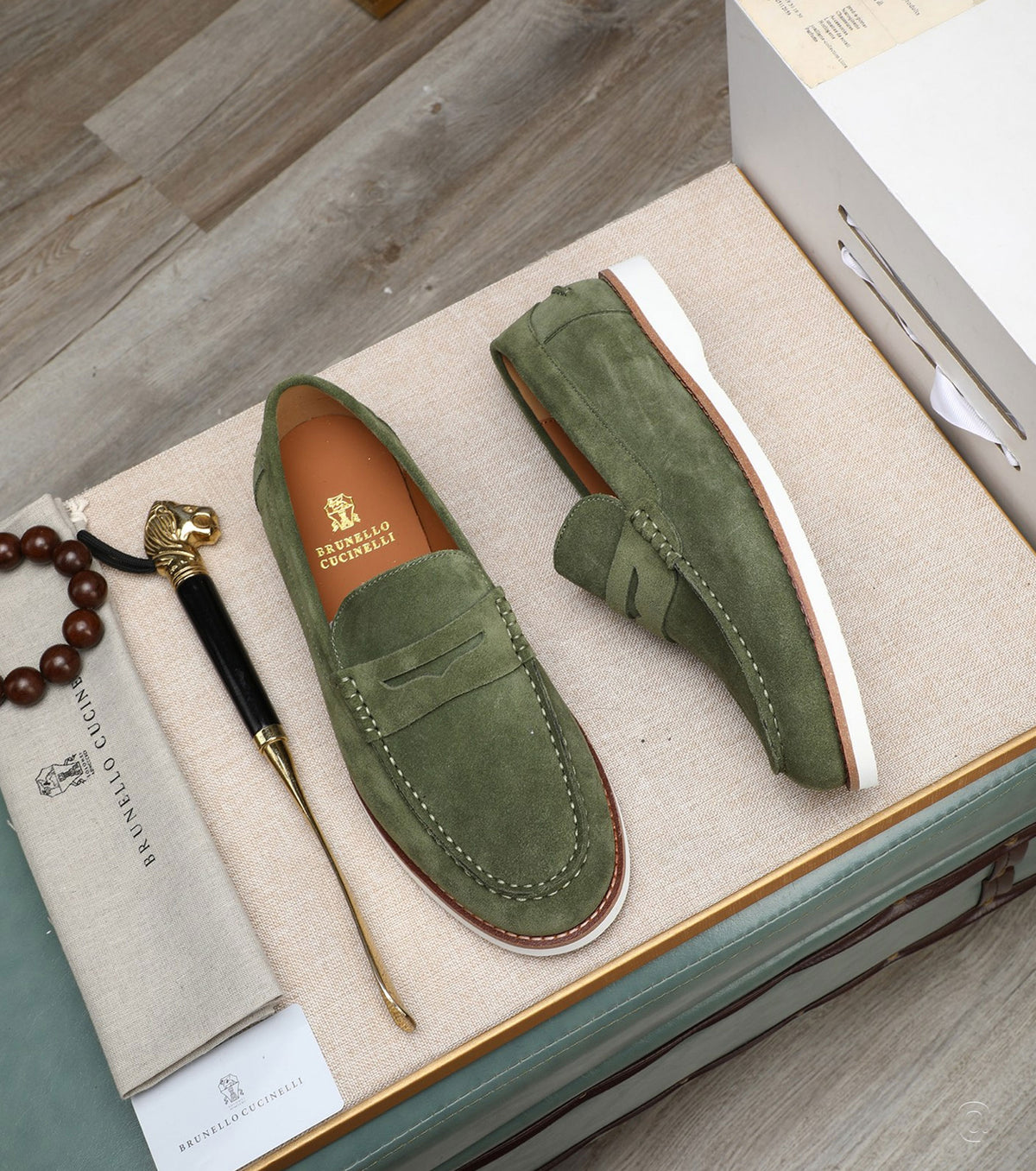Suede Loafer