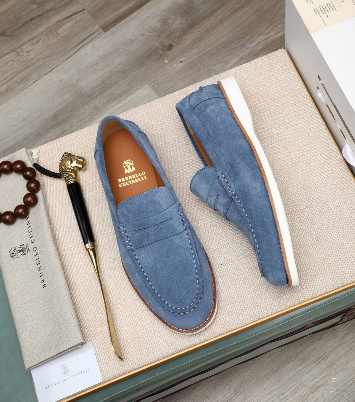 Suede Loafer