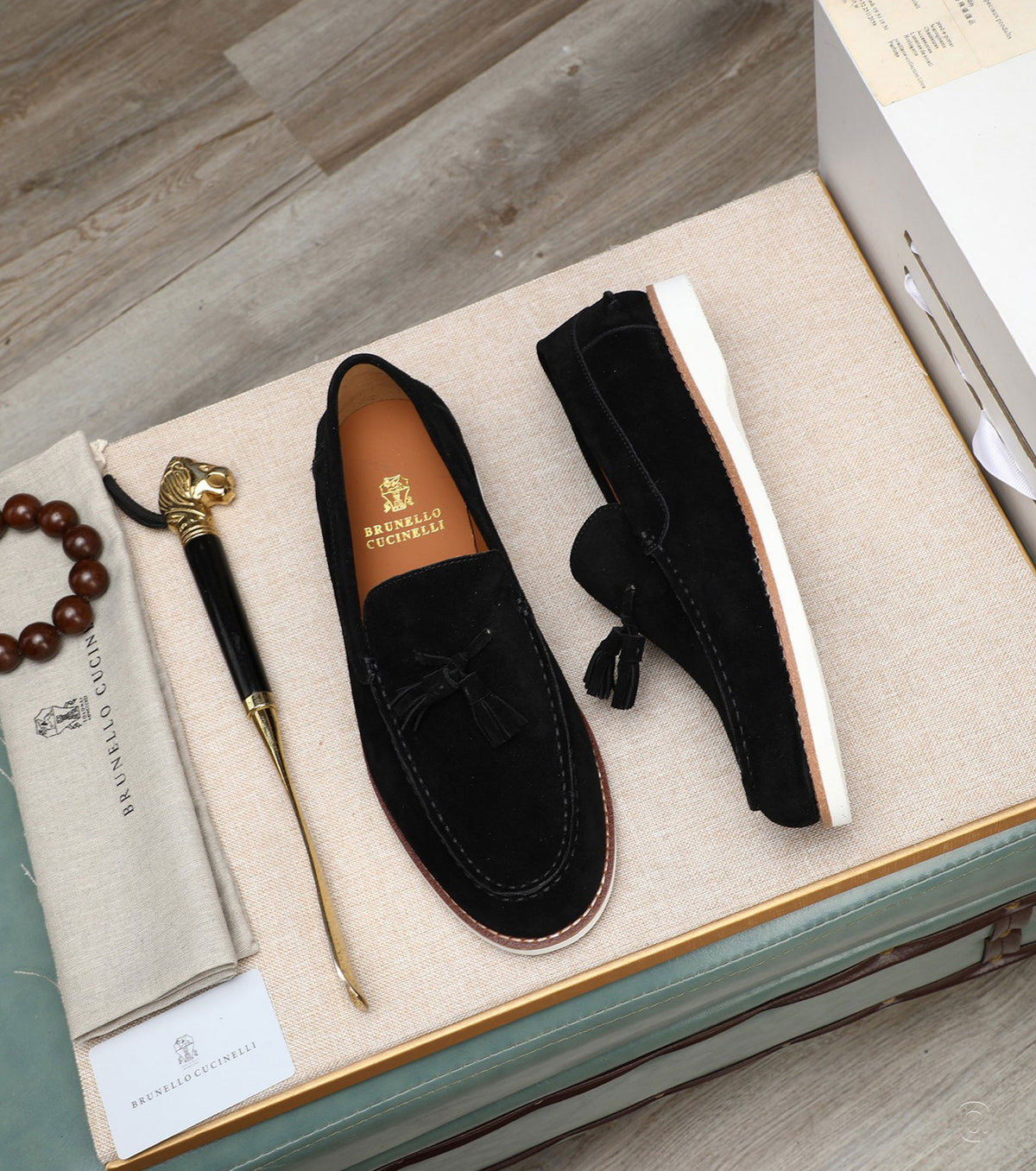 Suede Loafer