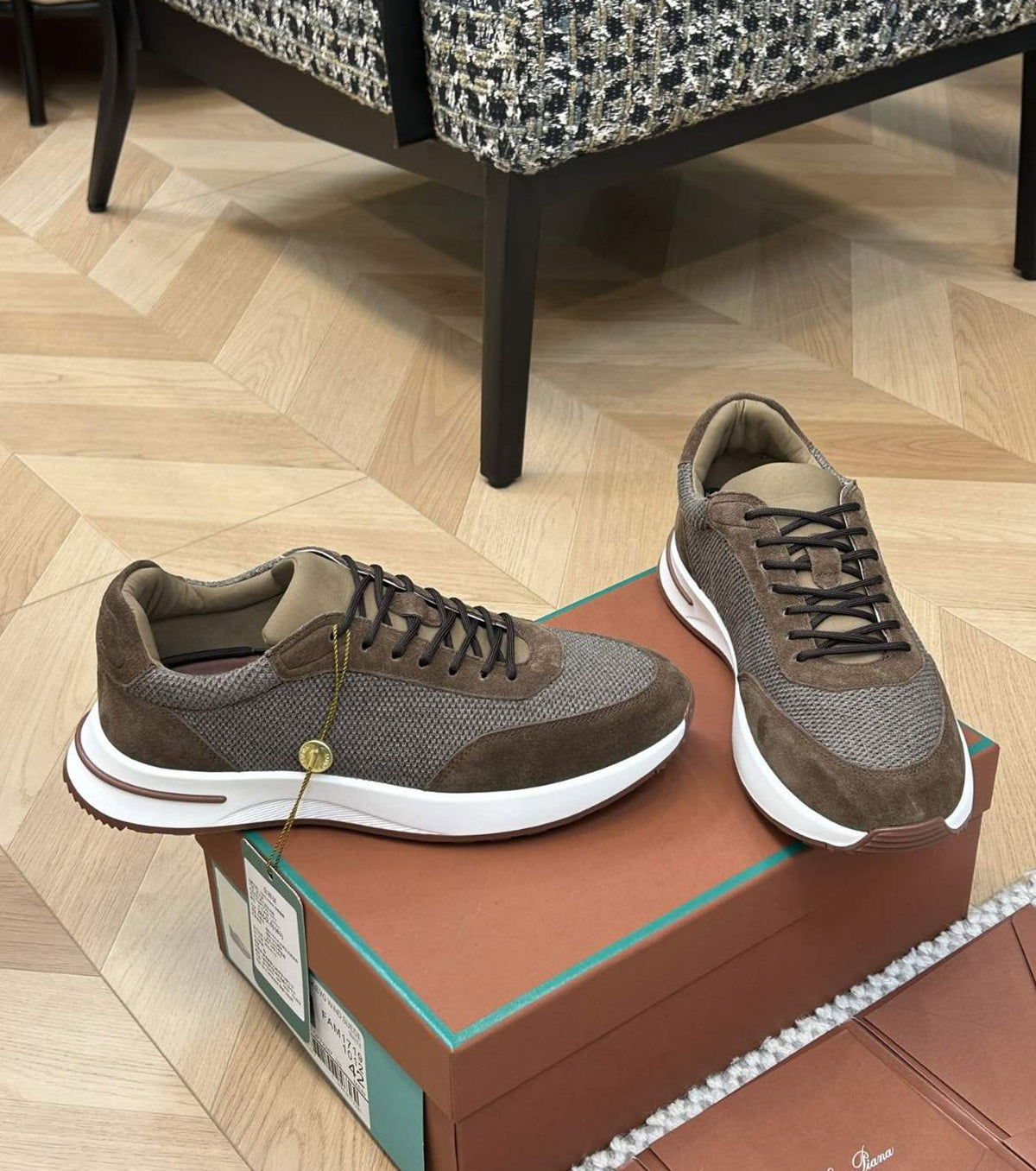 Кожени маратонки