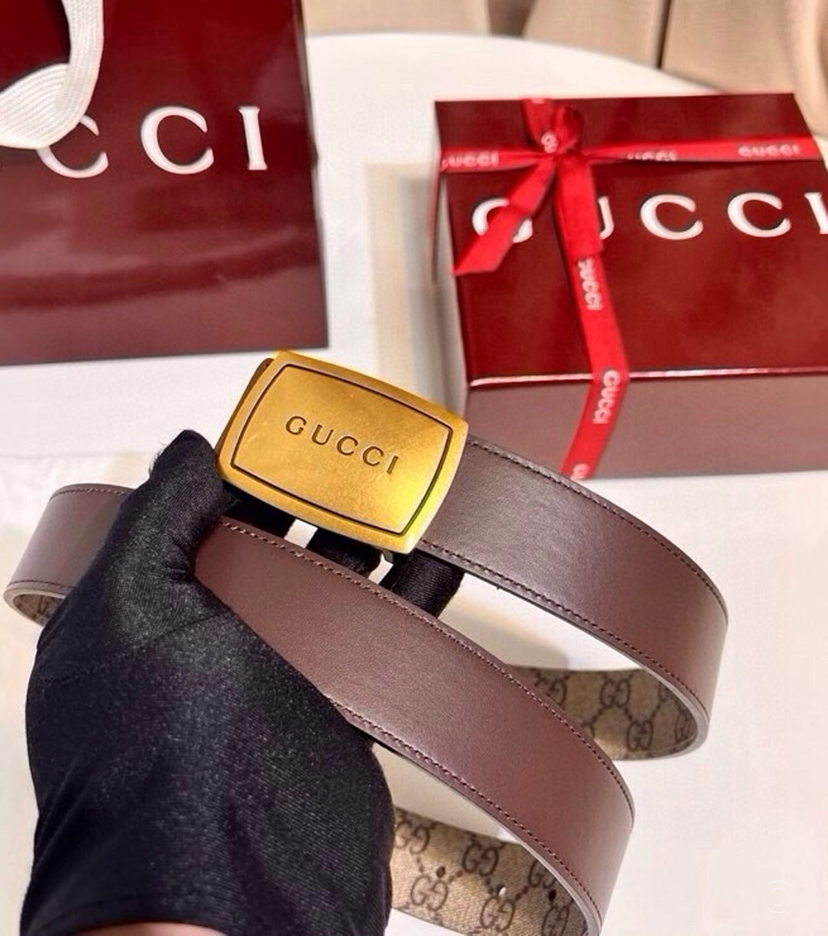 Двулицев колан с паладиева катарама