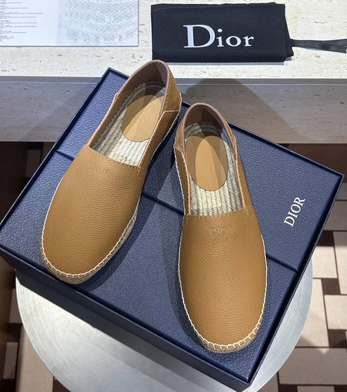Leather Espadrille