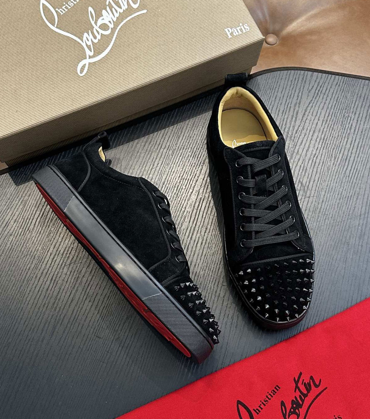 Suede sneakers