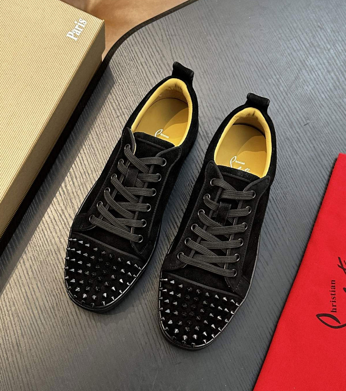Suede sneakers