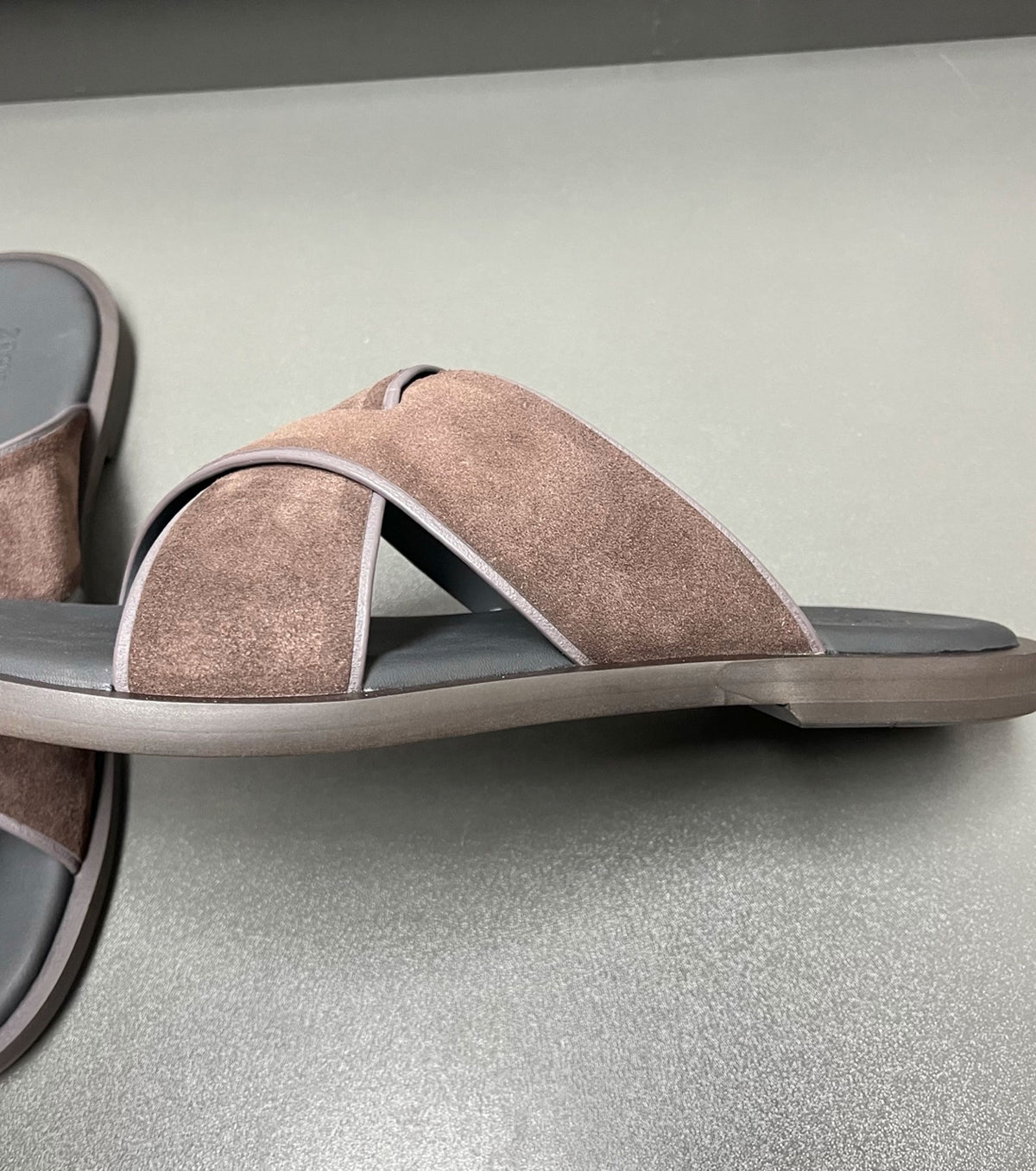 Suede Sandal