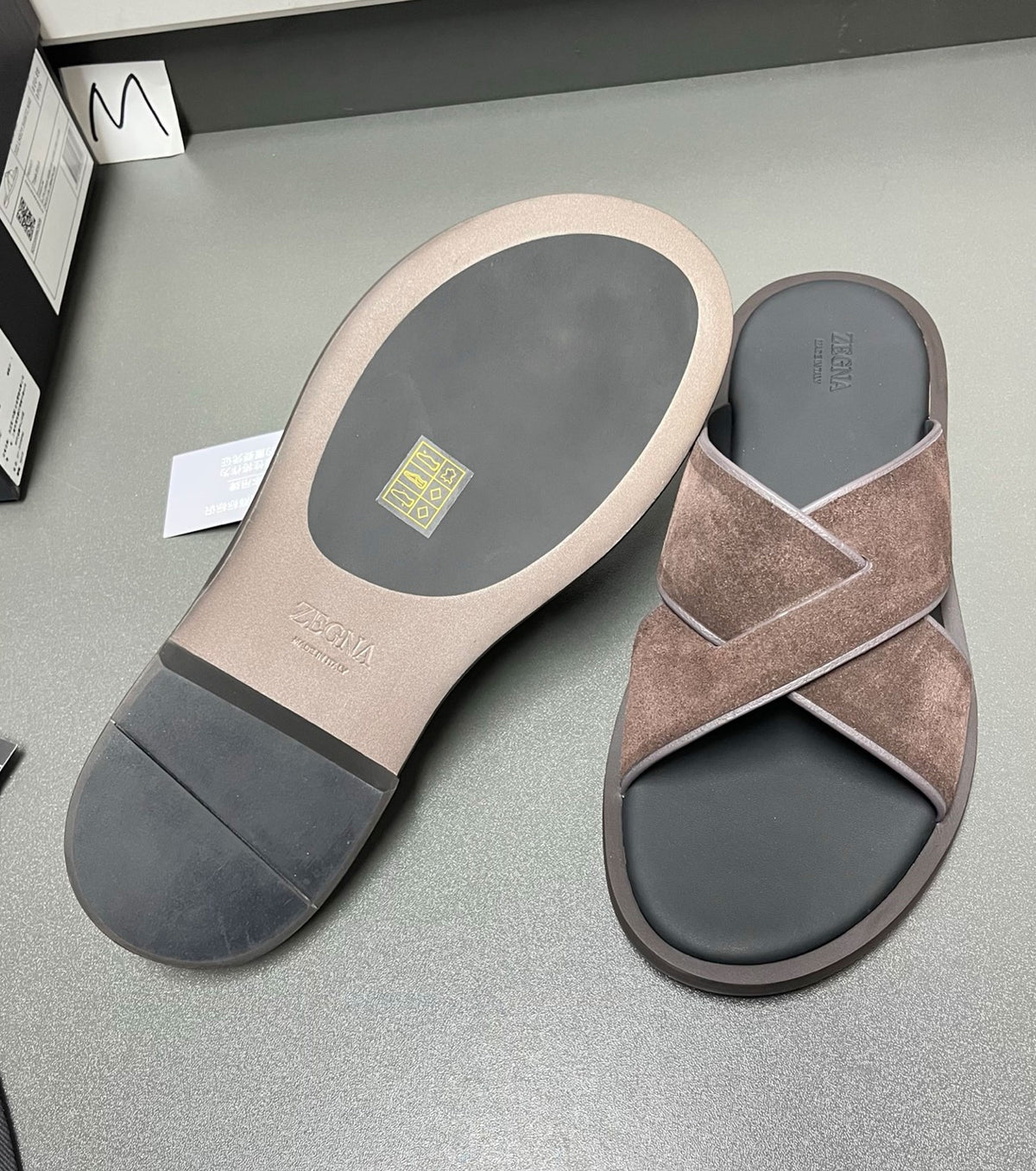 Suede Sandal