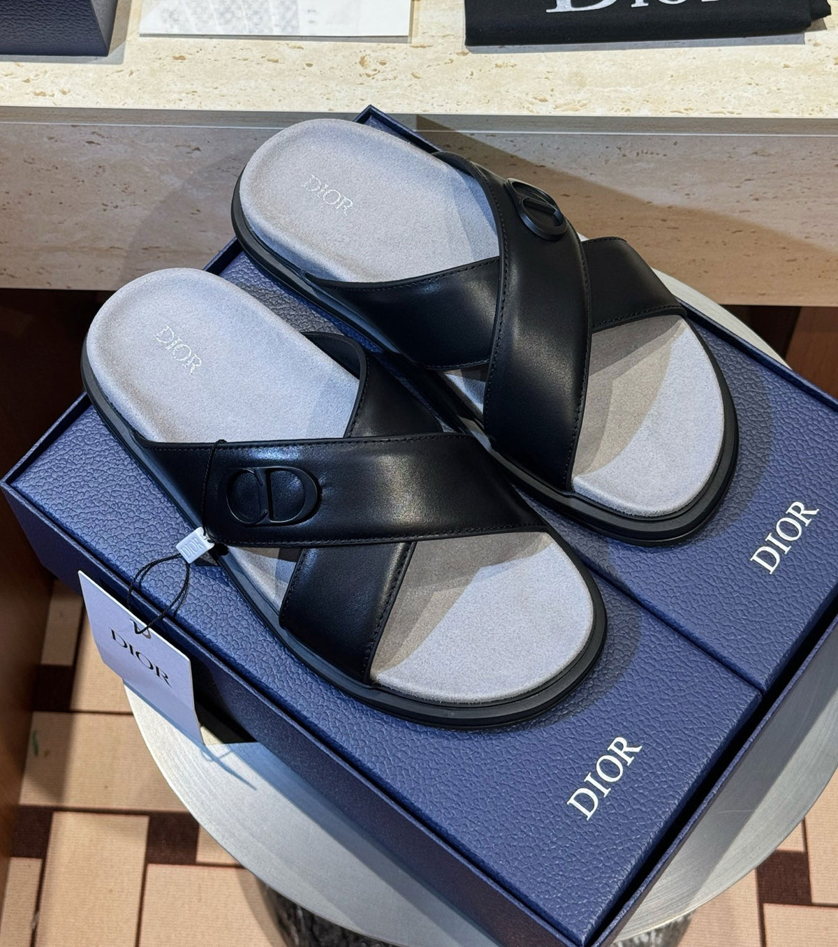 Leather sandal