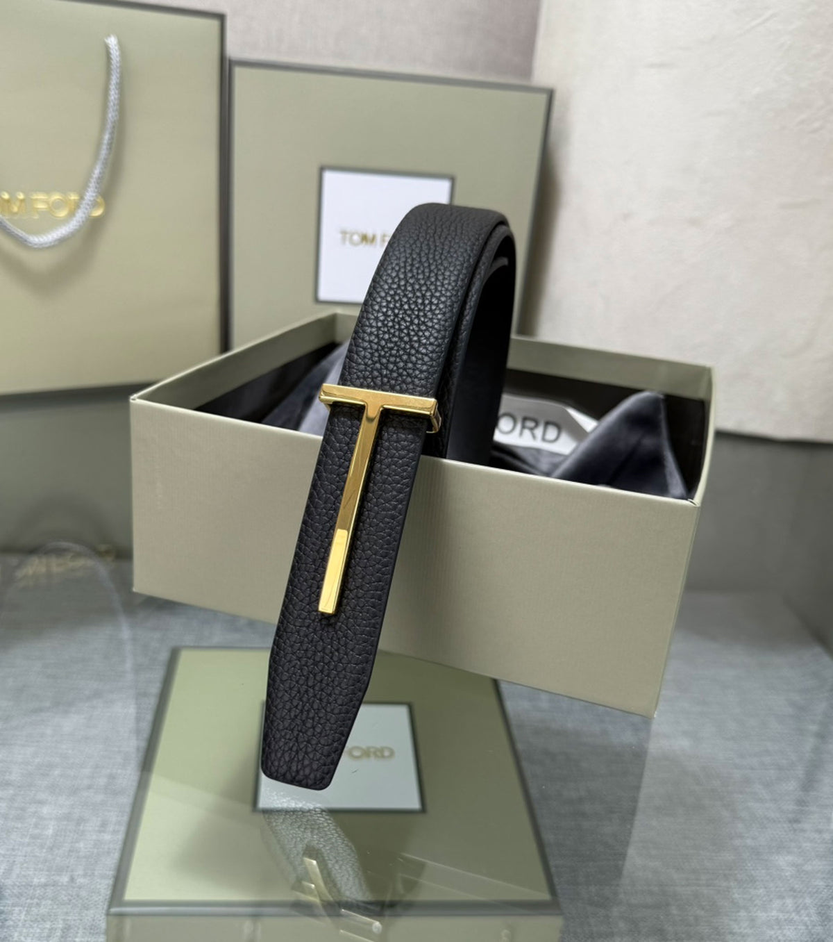 Reversible leather Belt