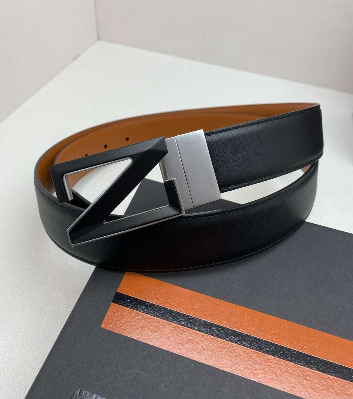 Reversible leather Belt