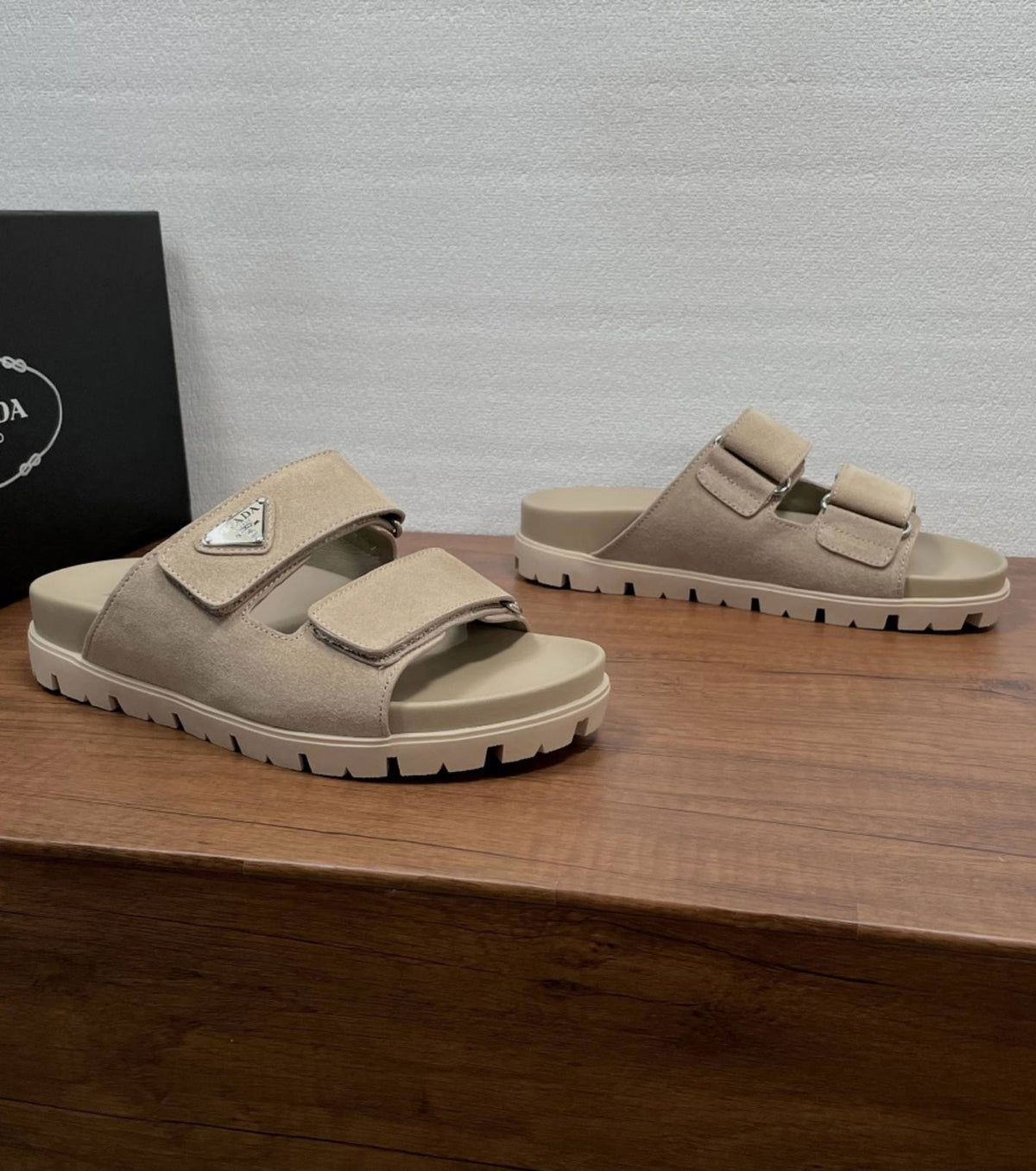 Suede sandals