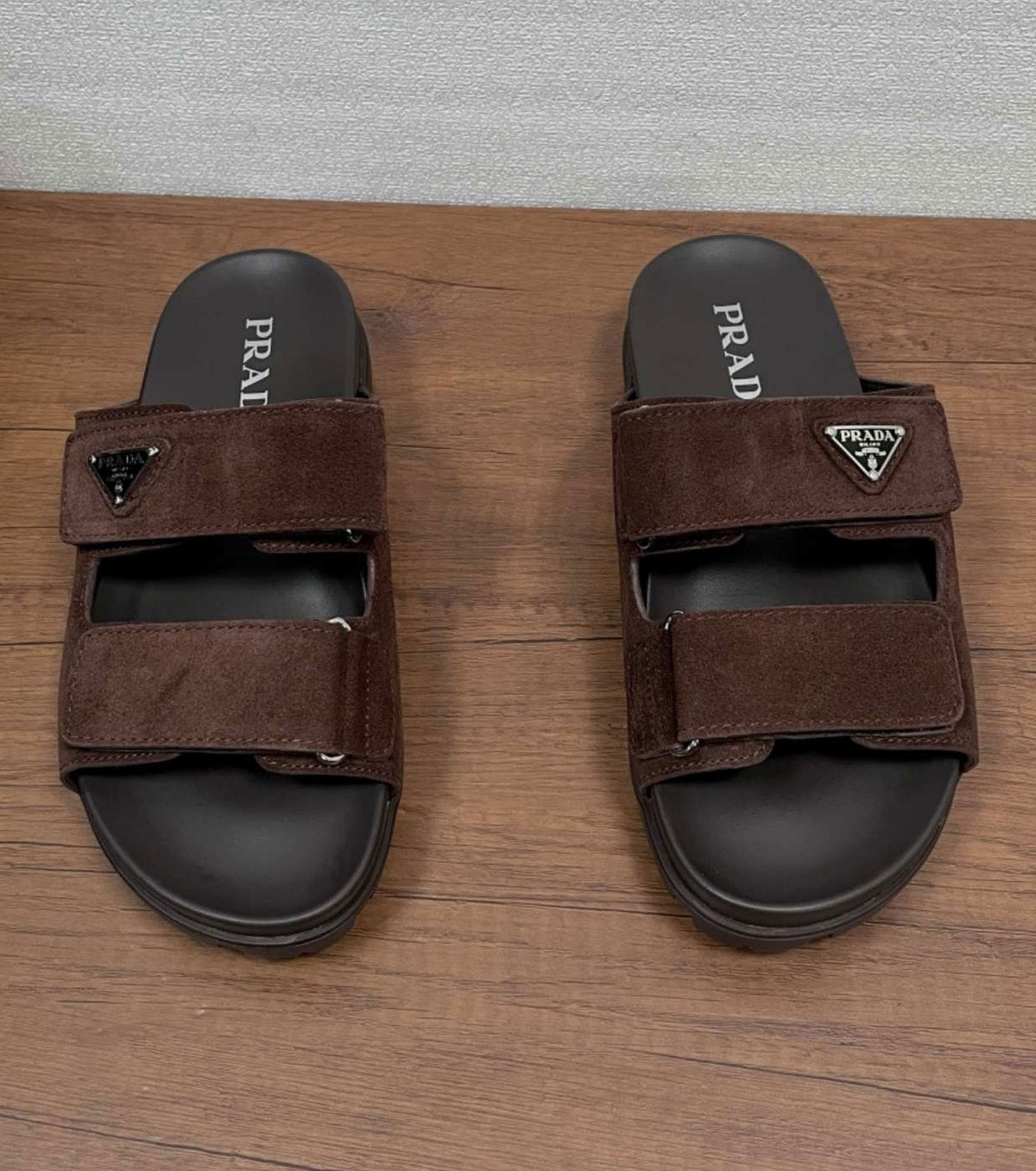 Suede sandals