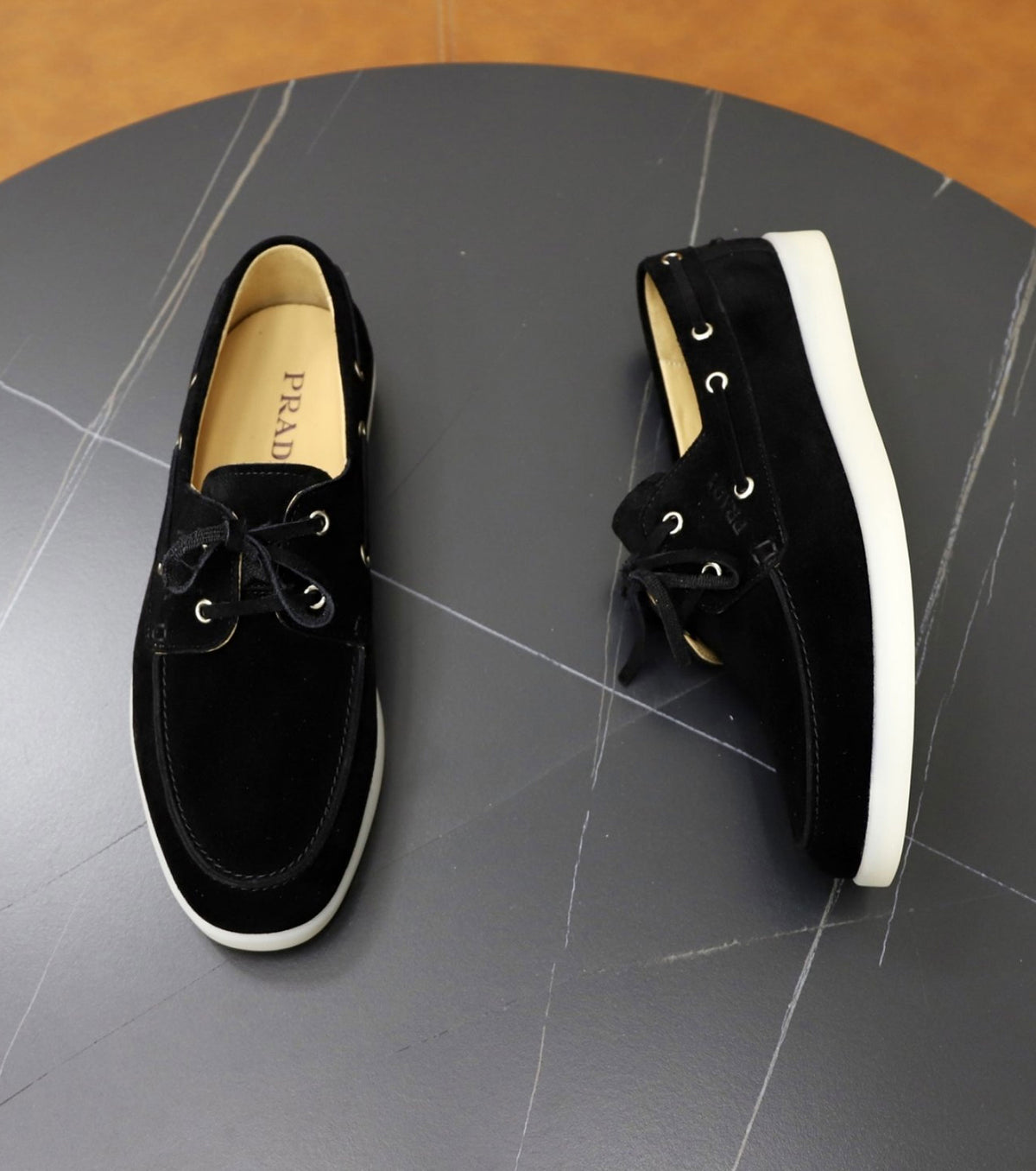 Suede loafers