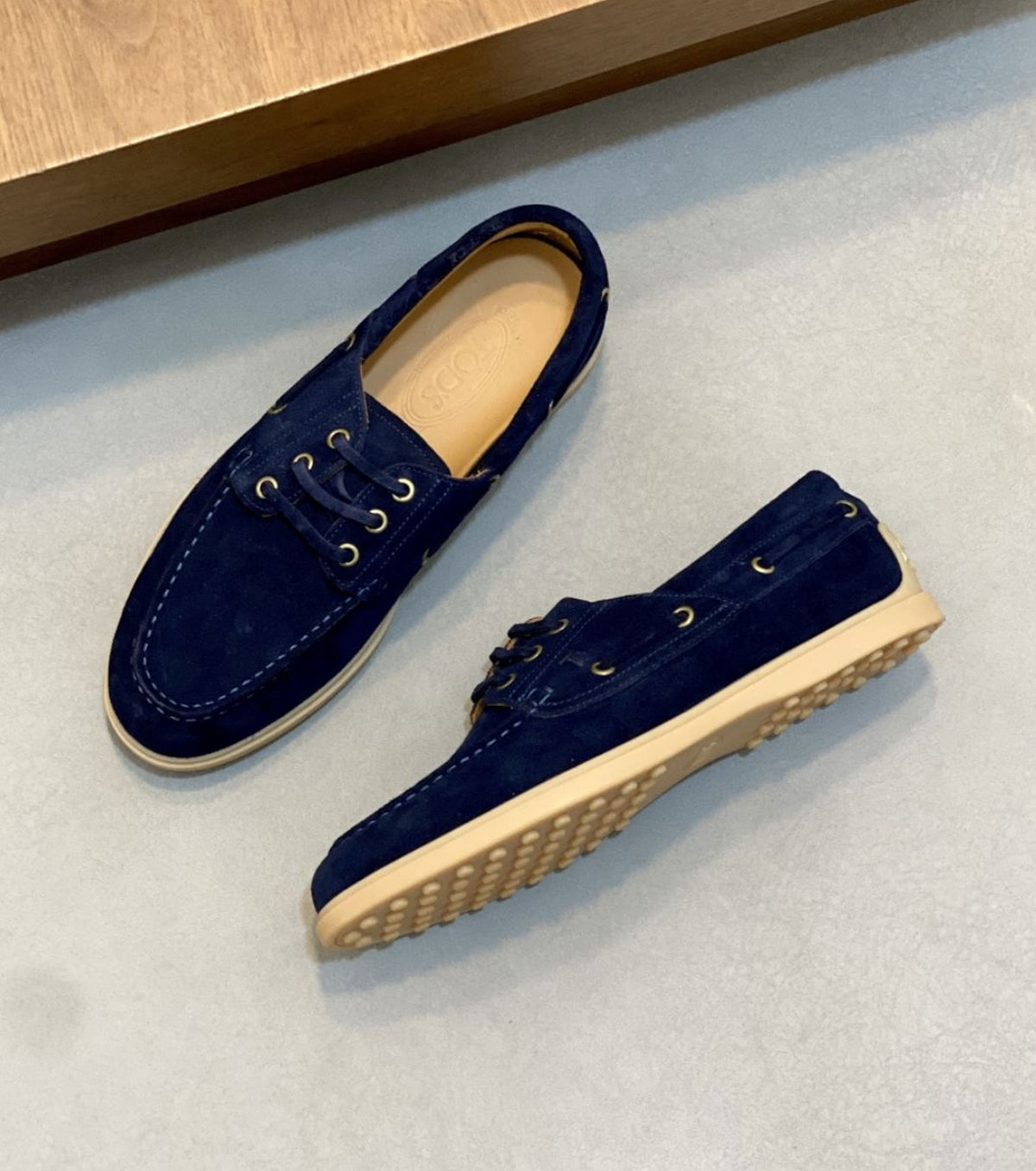 Leather loafers