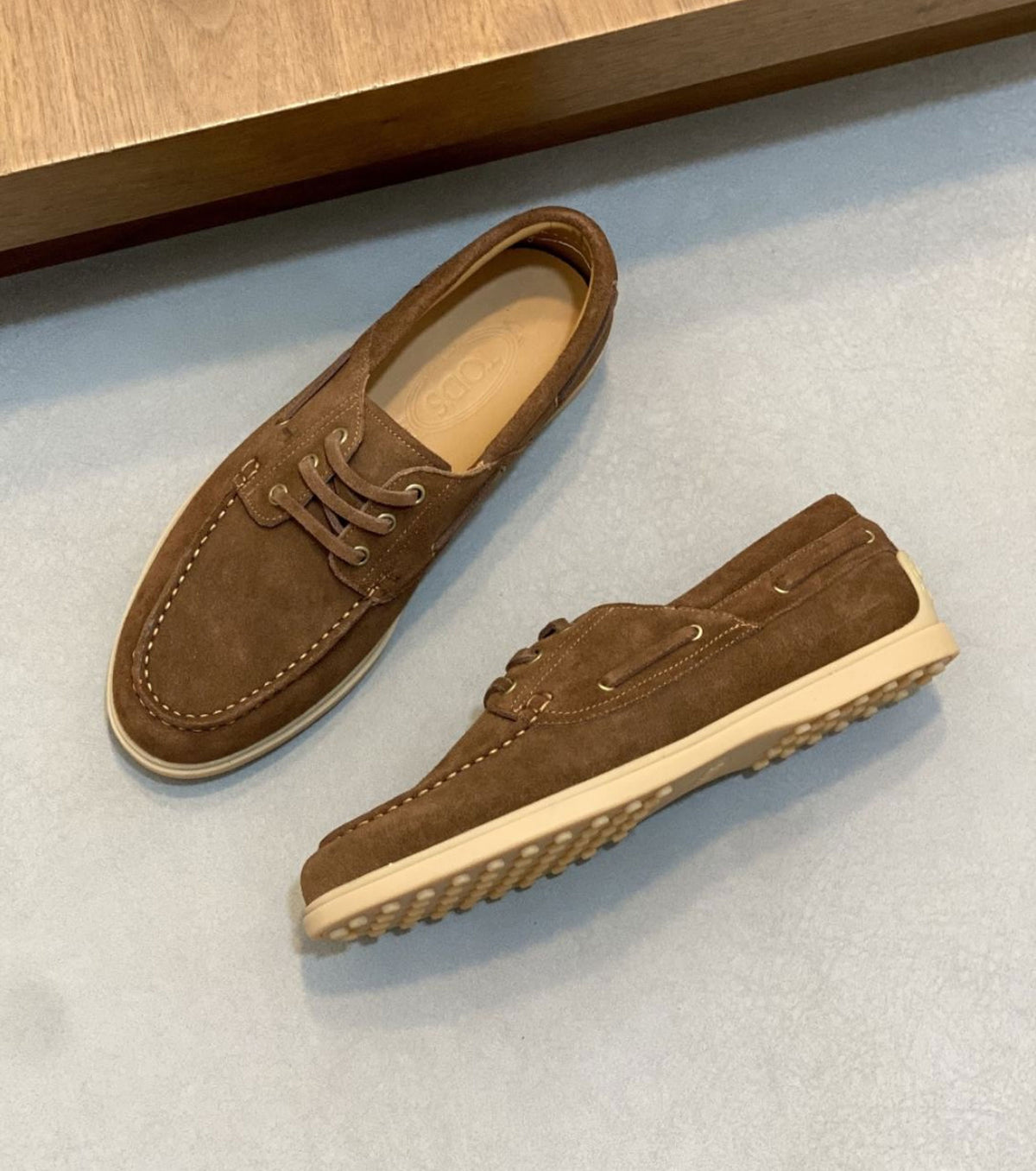 Leather loafers