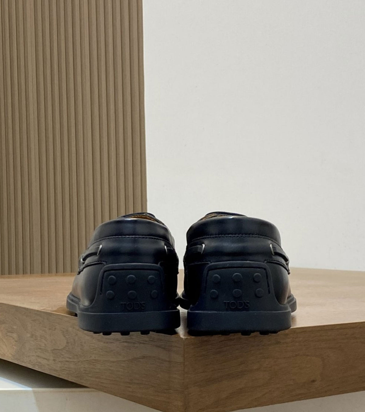 Leather loafers