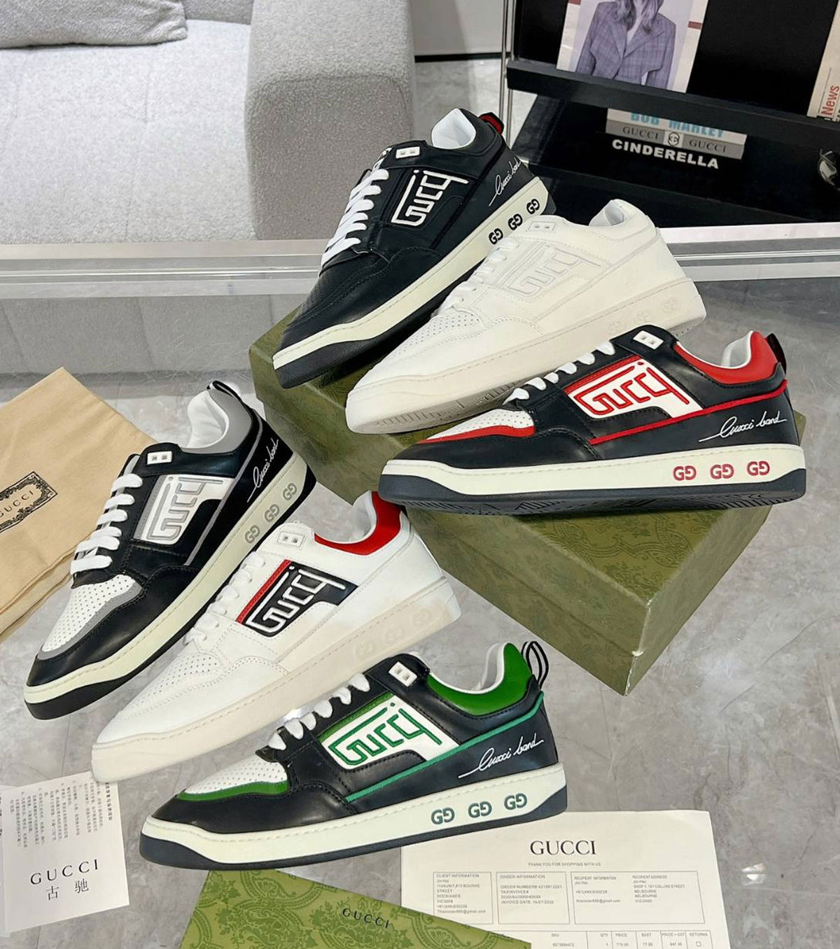Leather Sneakers