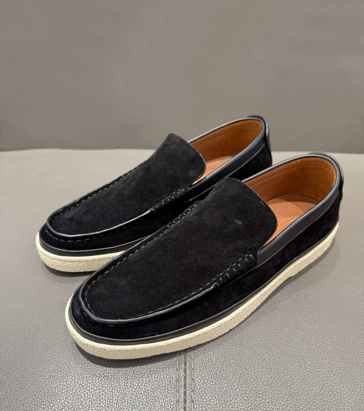Suede Loafers