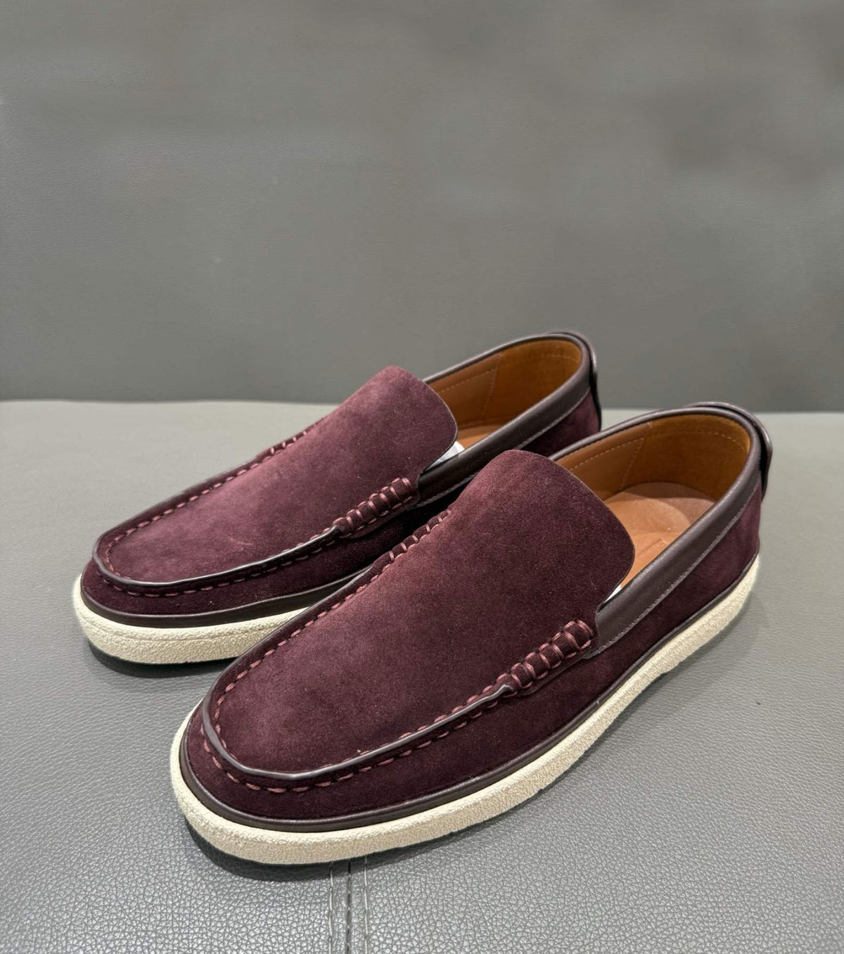 Suede Loafers