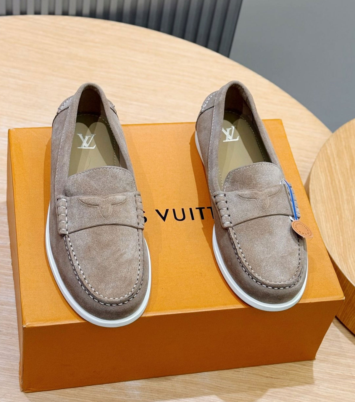 Suede Loafers