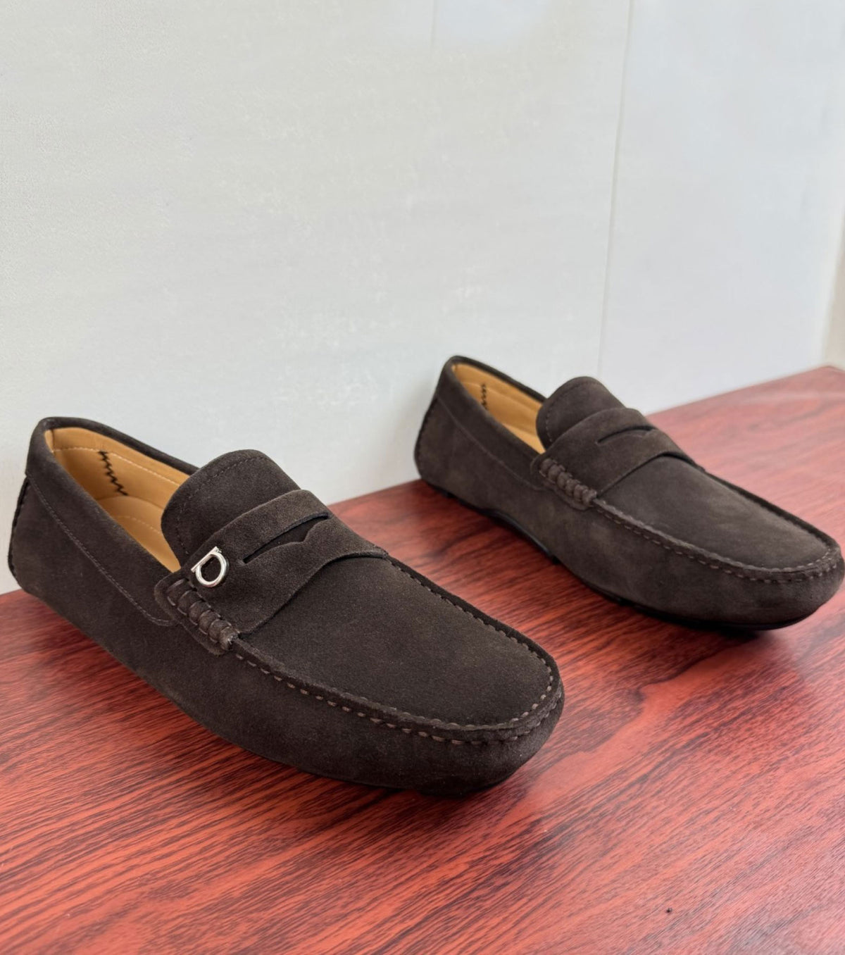 Suede Loafers