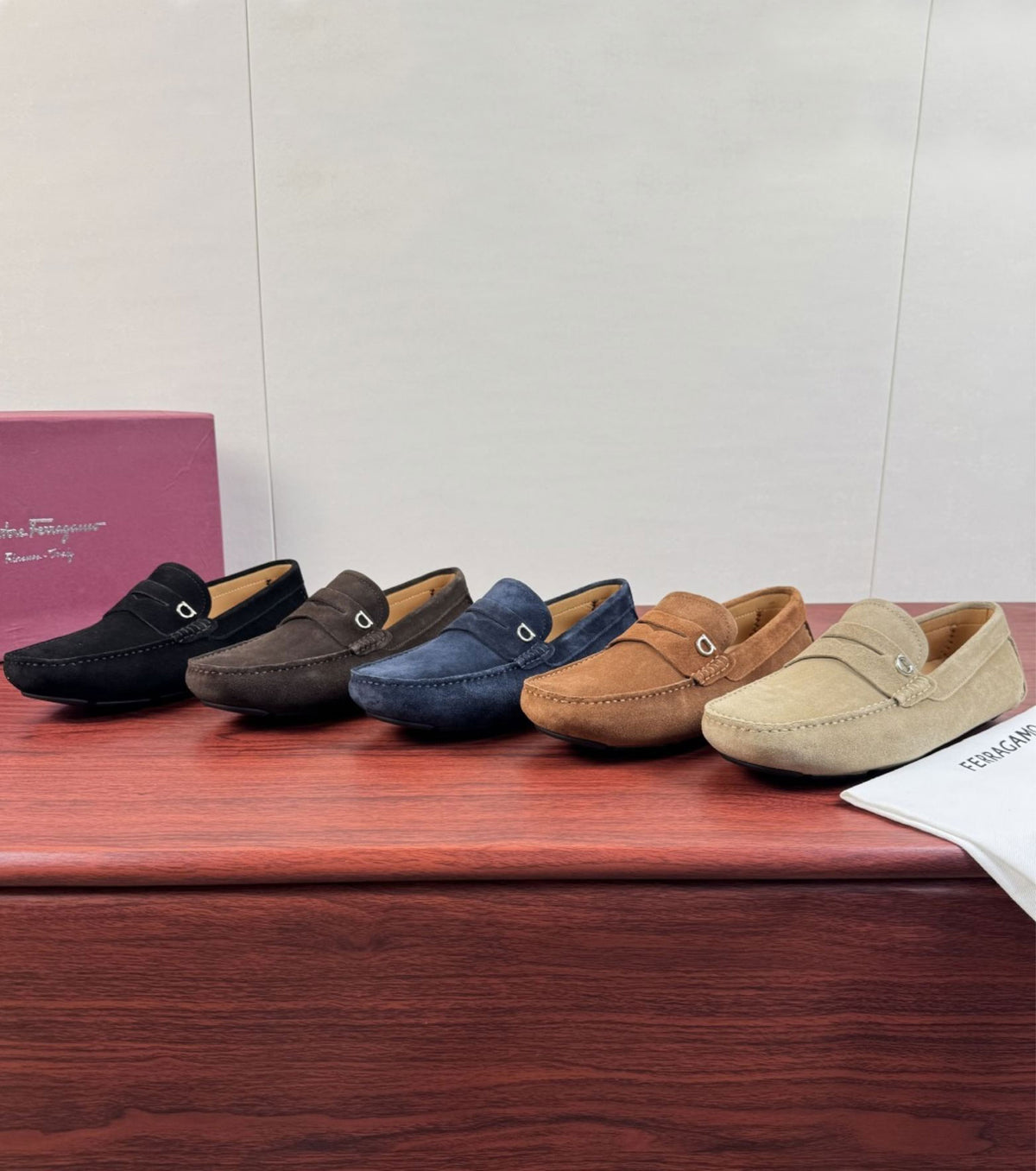 Suede Loafers
