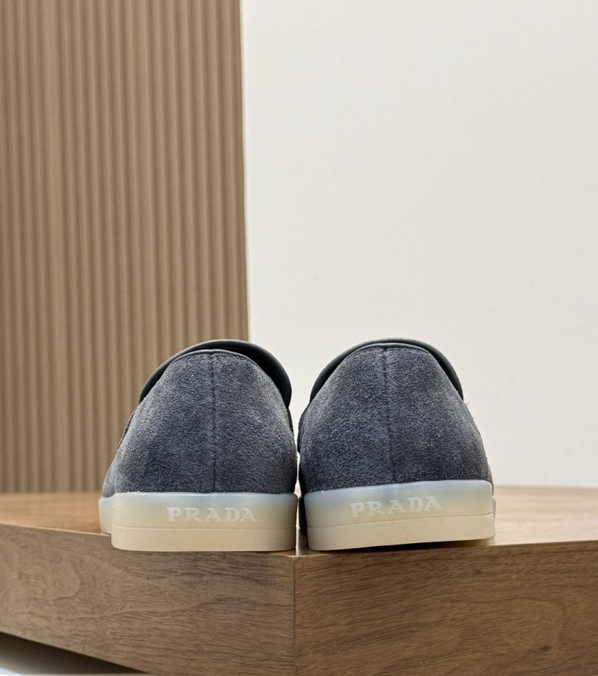 Suede loafers