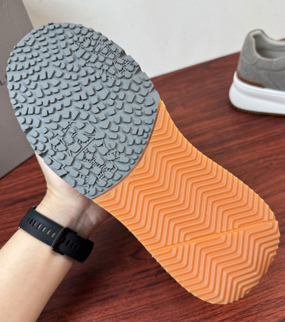 Suede sneakers