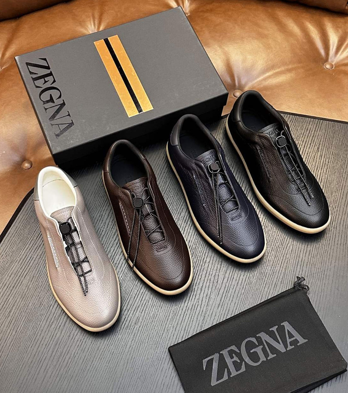 Leather Sneakers