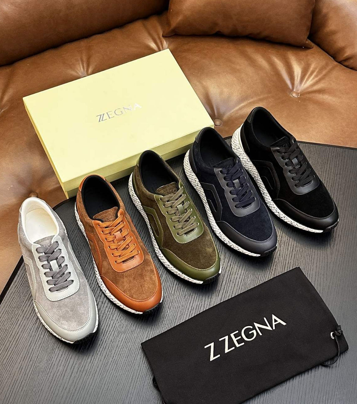 Leather Sneakers