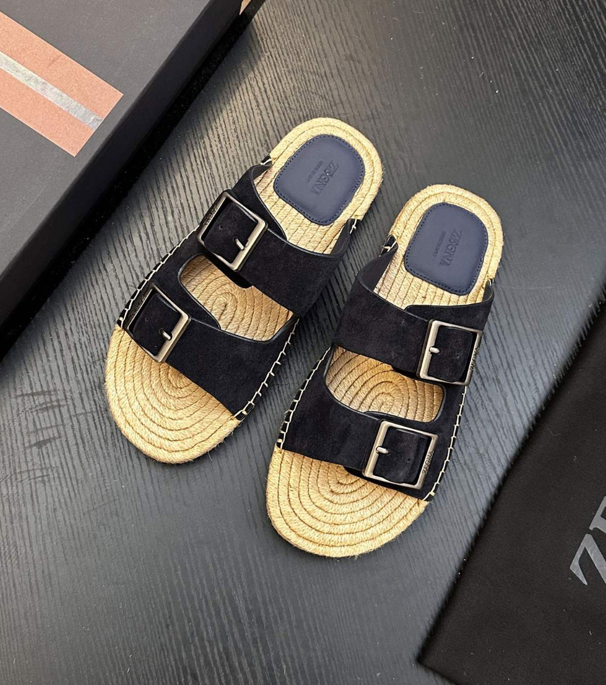 Suede Sandals