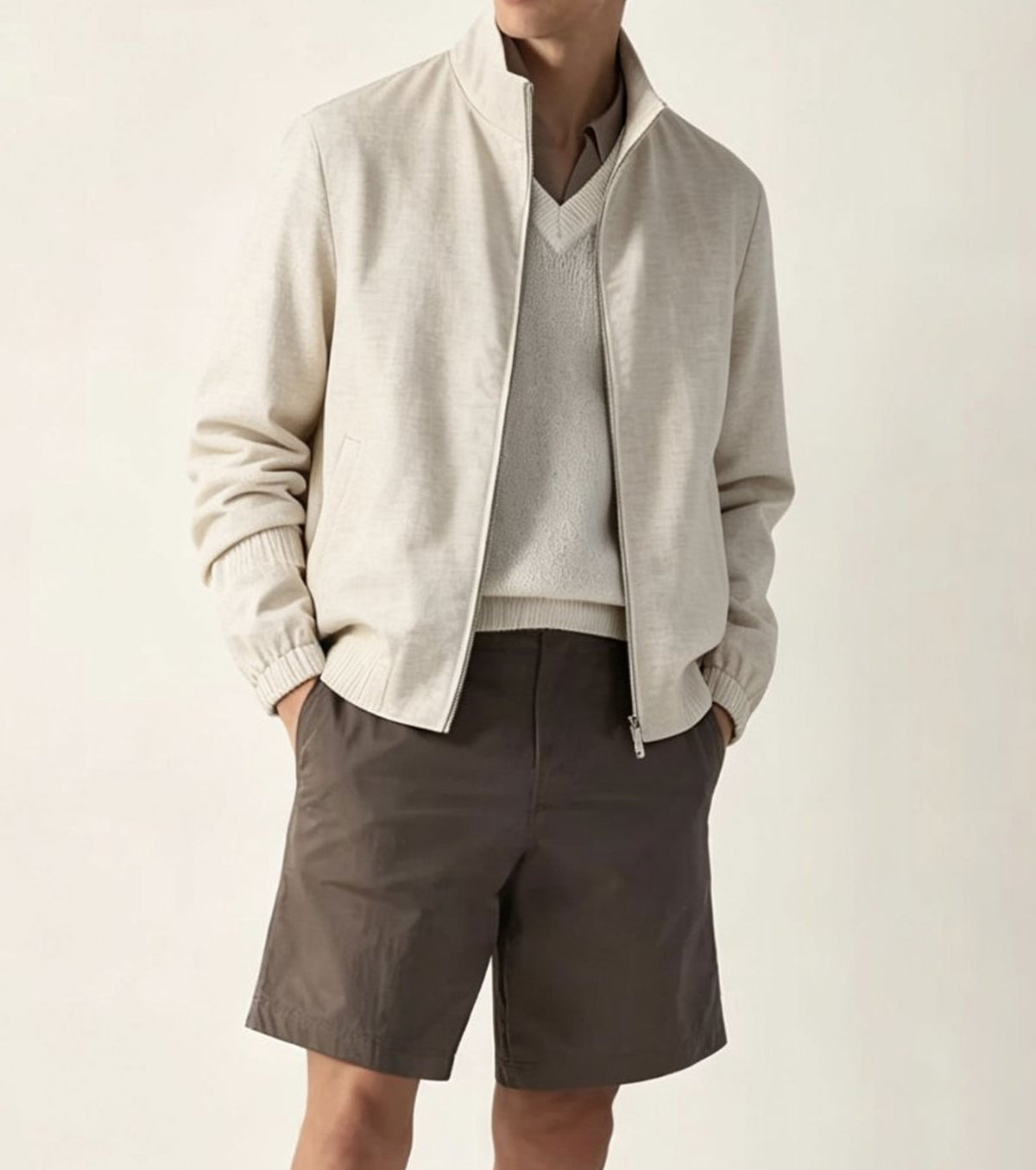 Men Linen Jacket