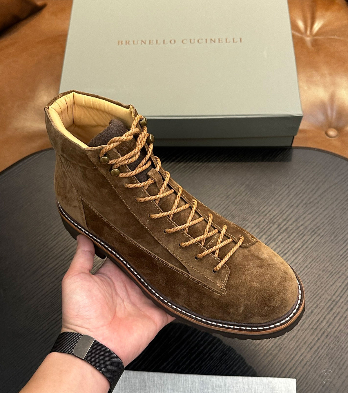 Suede urban outdoor boots