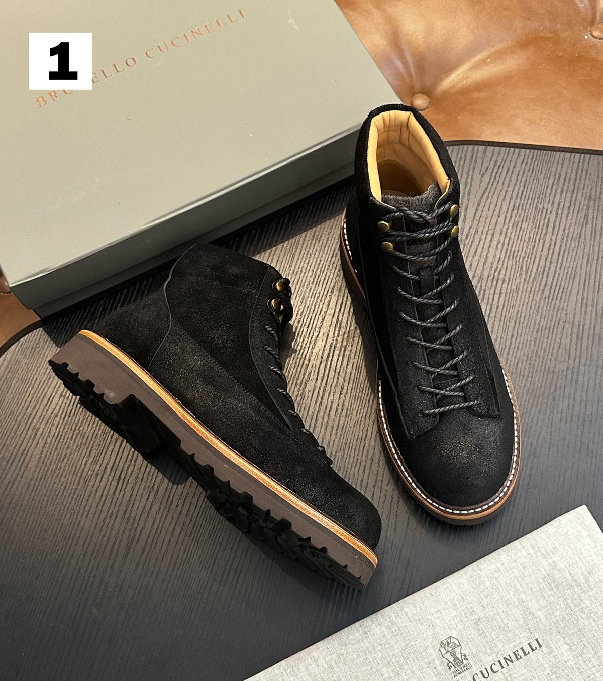Suede urban outdoor boots