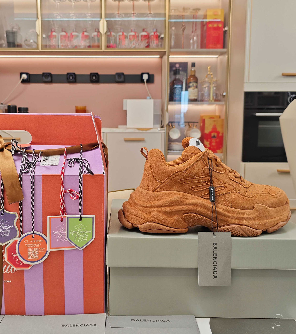 Triple S Sporty Suede Sneaker