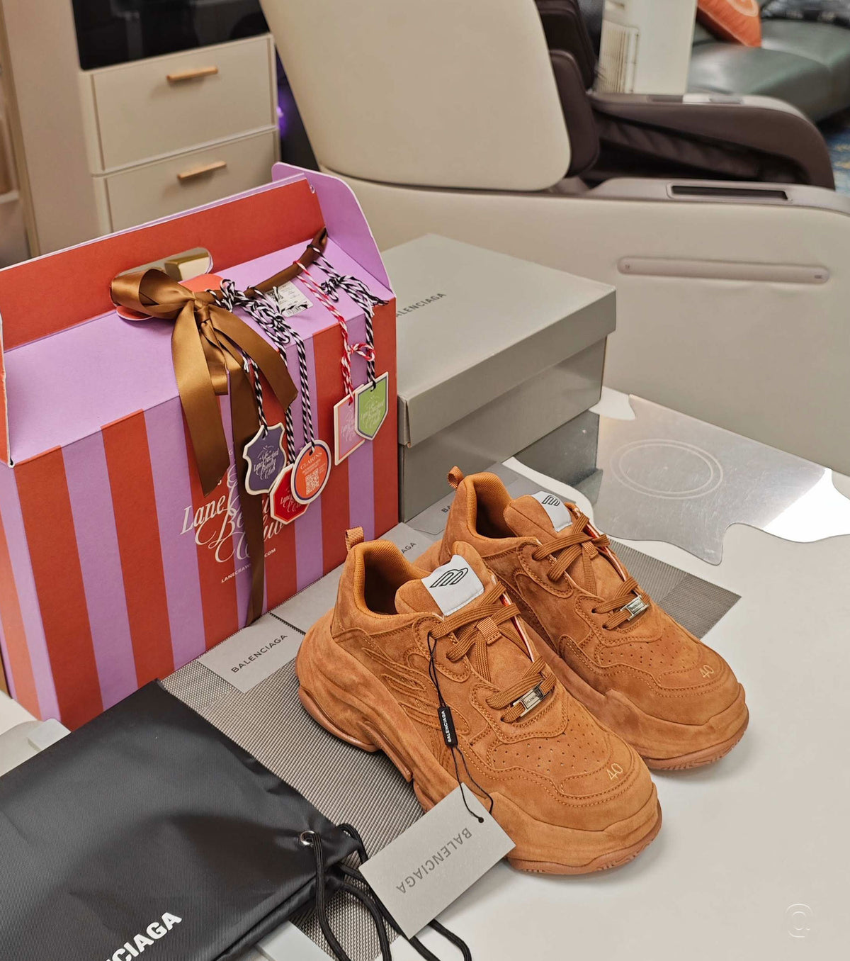 Triple S Sporty Suede Sneaker